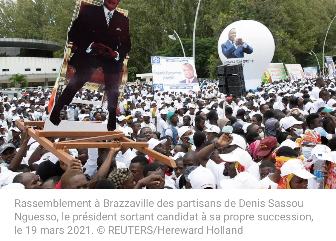 Congo-Brazzaville: Sassou-Nguesso réélu président avec 88,57% des voix selon les résultats provisoires