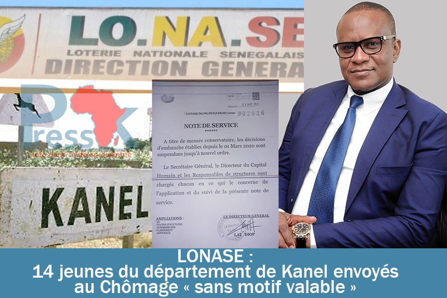 Lonase: 14 jeunes de Kanel détenant des CDI, envoyés au Chômage « sans motif valable »