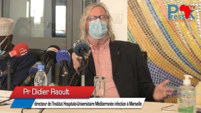 Diamniadio: le ​Pr Raoult drague la presse sénégalaise et humilie les journalistes français