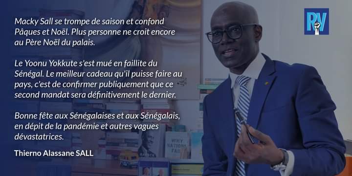 Thierno Alassane Sall : "Macky Sall confond Pâques et Noël"