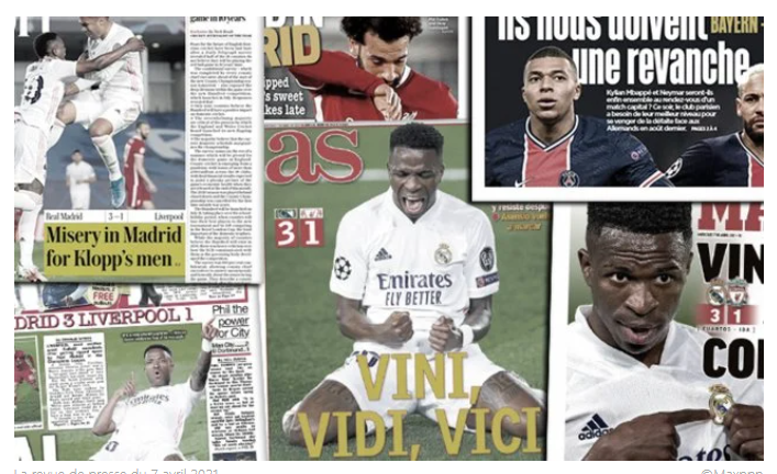 Vinícius Jr met toute l'Europe à ses pieds, le Liverpool de Klopp se fait démolir en Angleterre