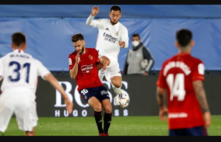 Liga : le Real Madrid vient à bout d'Osasuna et rêve encore du doublé