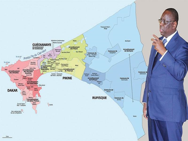 Projet de découpage: Vers un chamboulement de la région de Dakar
