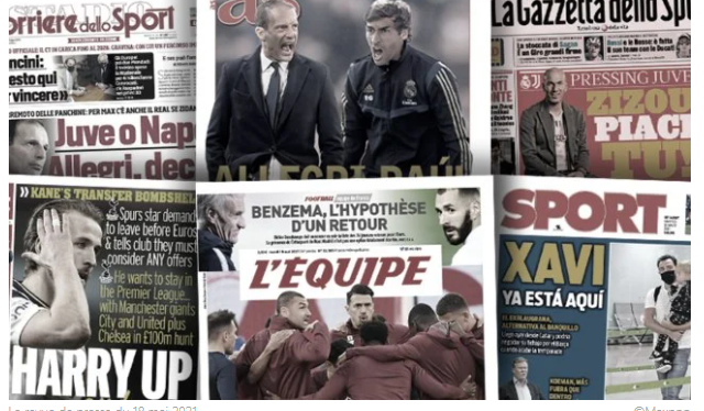 Duel au sommet pour la succession de Zidane au Real, l'annonce du départ d'Harry Kane enflamme l'Angleterre