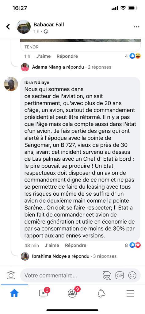 Le prix d'achat d'un avion présidentiel déclaré "secret de défense" provoque la colère des Sénégalais