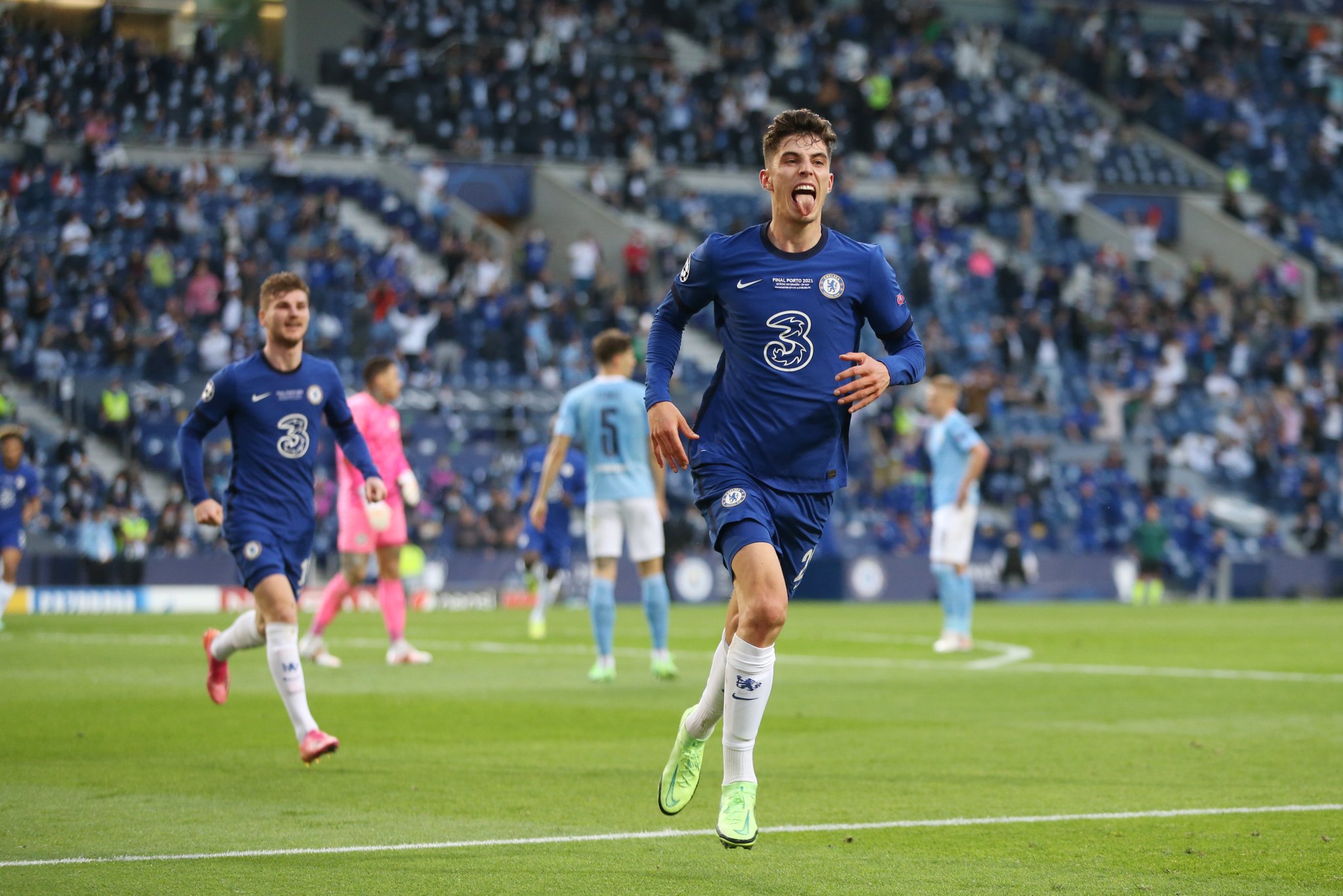 Mi-temps à Porto: Chelsea mène 1-0 devant City