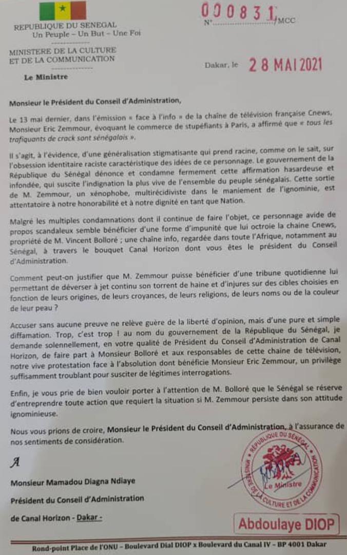 «Tous les trafiquants de crack sont des Sénégalais : le Sénégal dénonce et condamne les propos d’Éric Zemmour