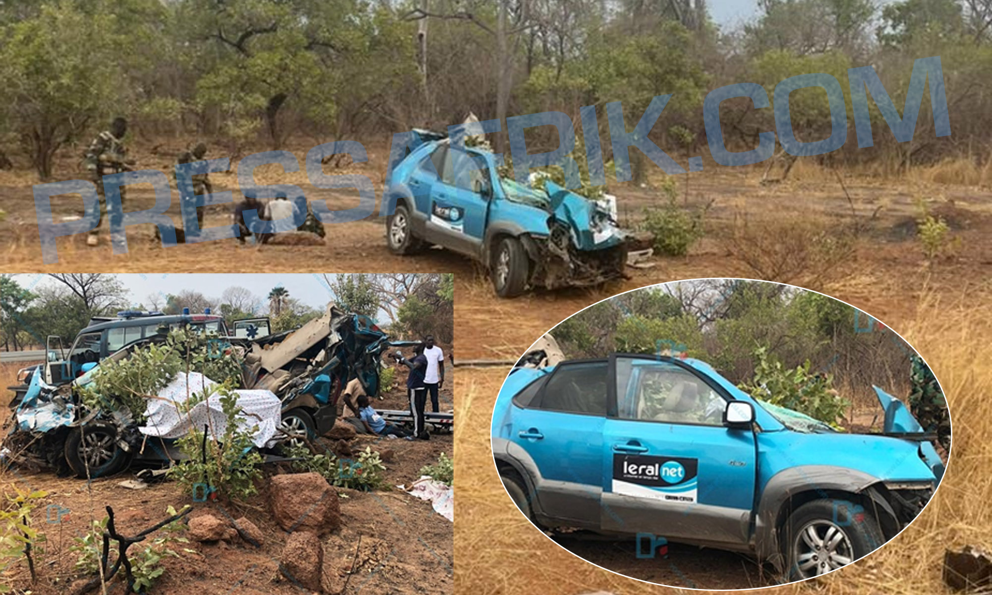 Tournée économique: trois agents de Leral TV morts dans un accident sur l'axe Tamba-Kédougou