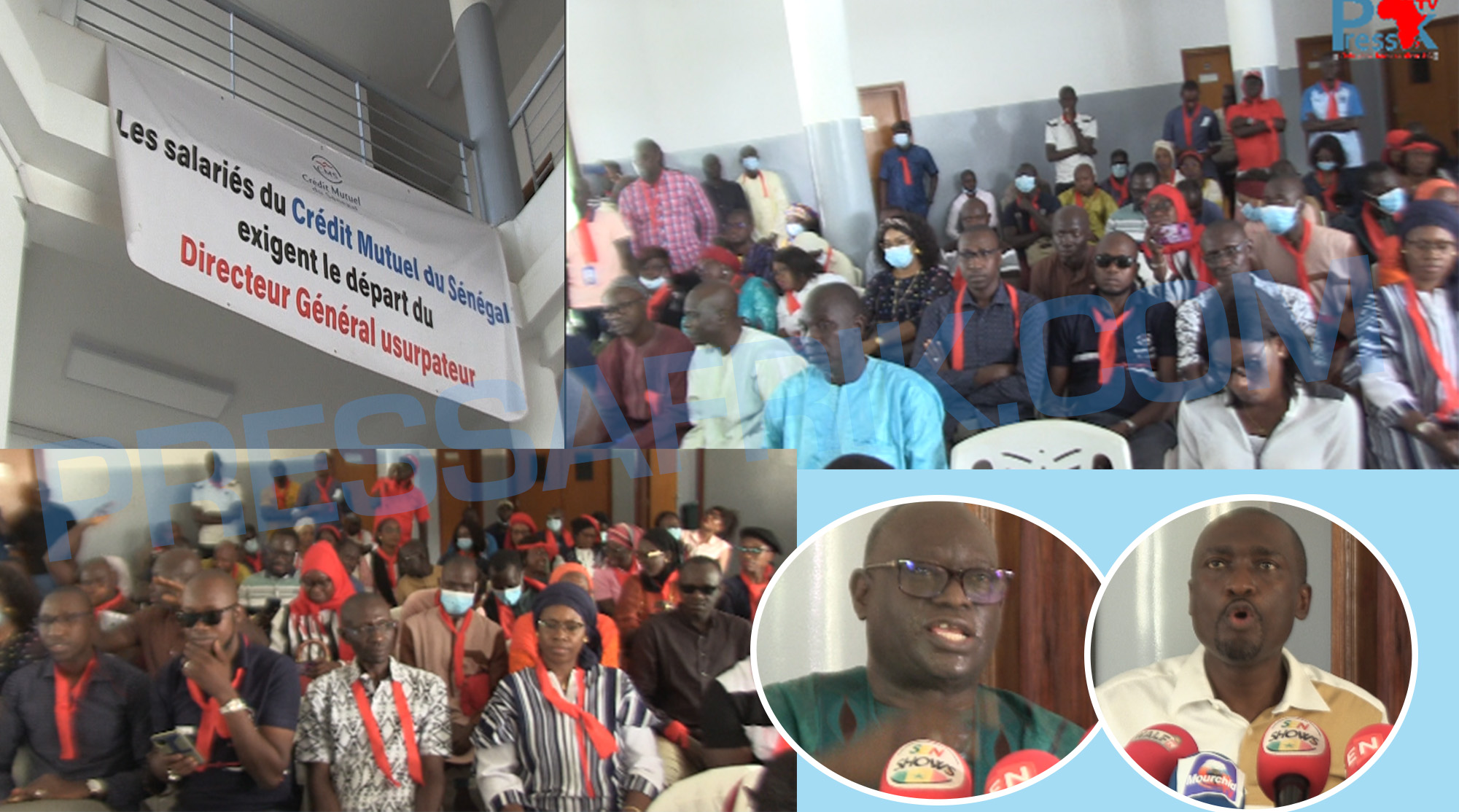 Les salariés du Crédit Mutuel du Sénégal exigent le départ de leur directeur général 