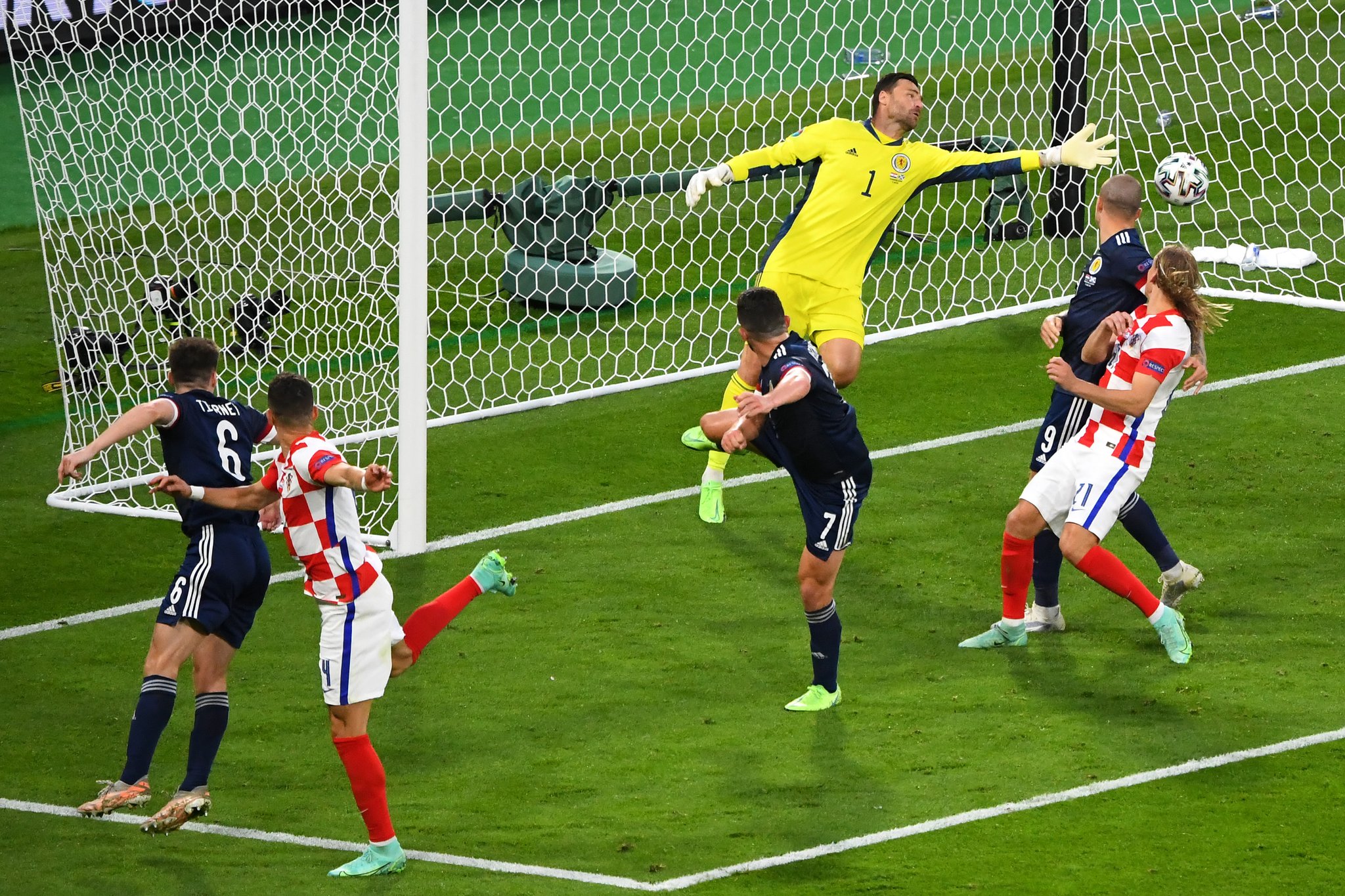 La Croatie décroche son billet pour les huitièmes de finale de l'Euro et élimine l'Écosse