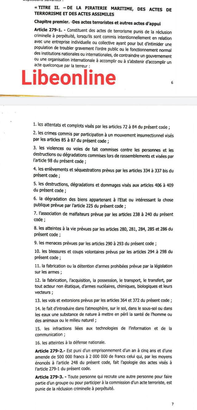 L'Etat envisage le vote en urgence de 2 lois modifiant le code pénal et le code de procédure pénale, alerte Barthélémy Dias