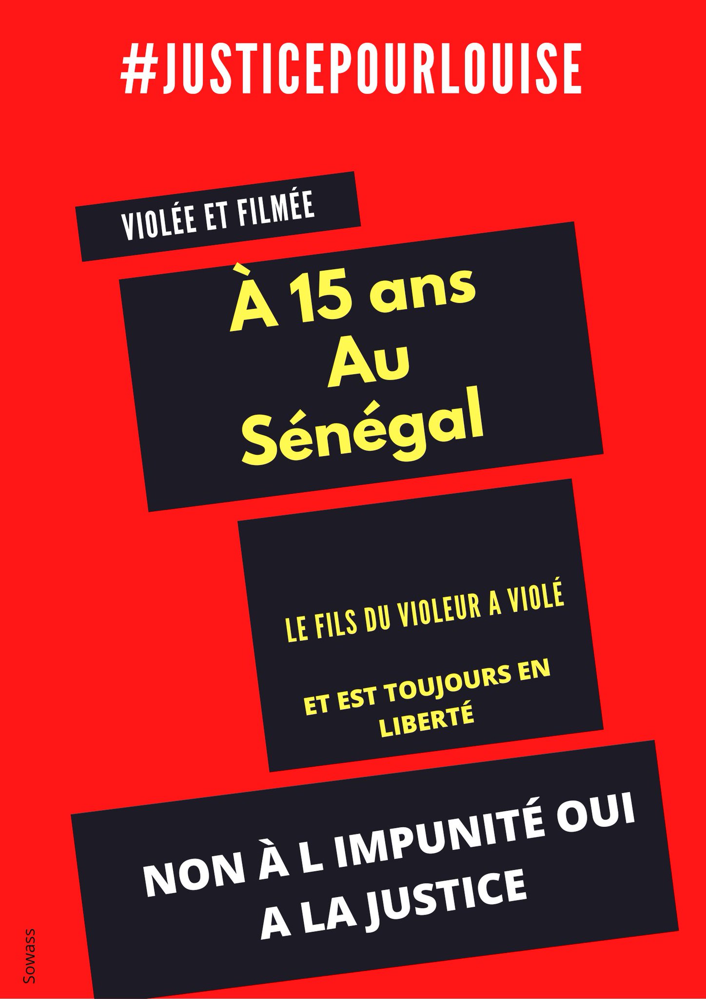Les internautes sénégalais lancent le #JusticePourLouise pour dénoncer le fils de Cheikh Yérim Seck accusé de viol