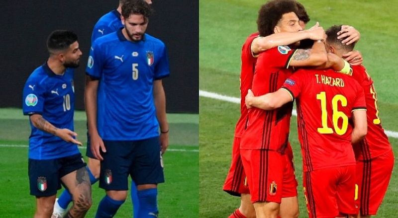 Euro: Belgique à "l'italienne", duel euphorique entre Espagne et Suisse