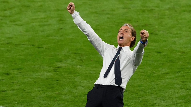 Euro: Mancini et l'Italie lancés vers le "rêve de Wembley"