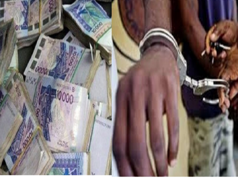 Un Nigérian interpellé avec 1 000 000 de FCFA de faux billets aux HLM Grand Médine