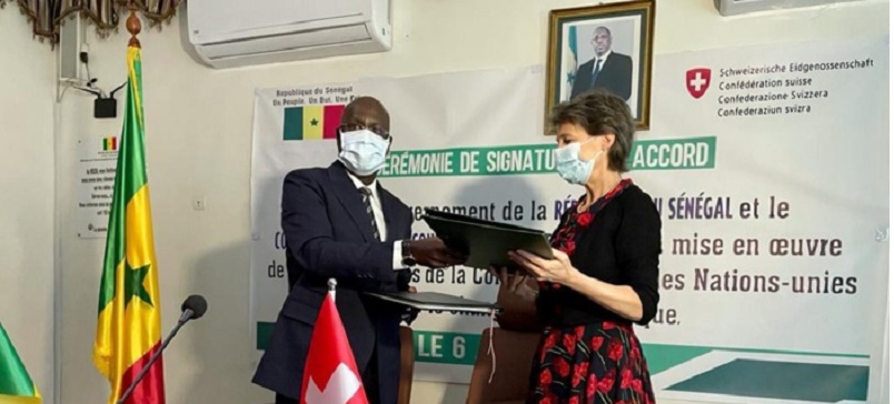 Changements climatiques : Abdou Karim Sall signe une convention avec son homologue de la Suisse