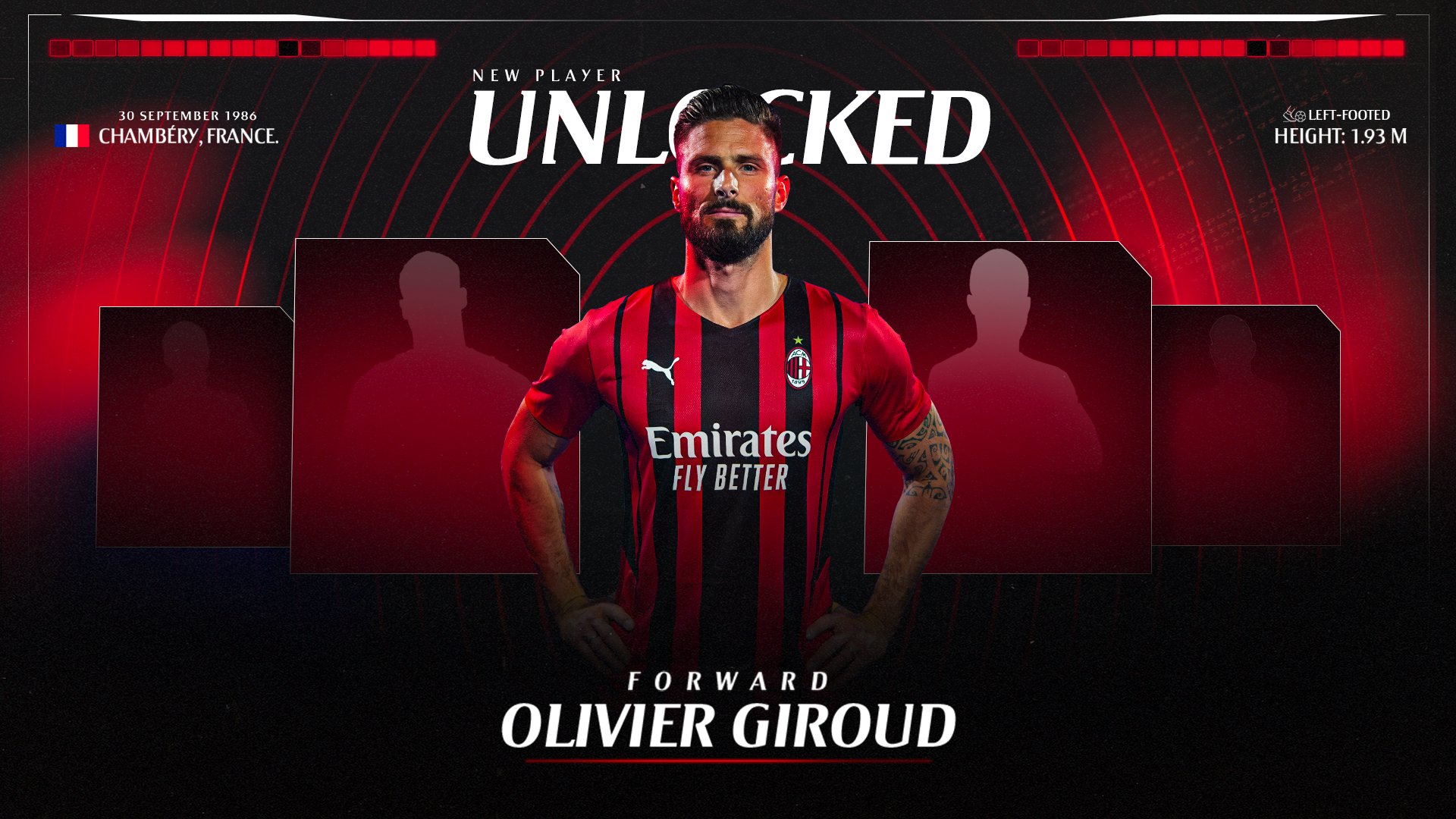 Olivier Giroud s'engage officiellement avec l'AC Milan