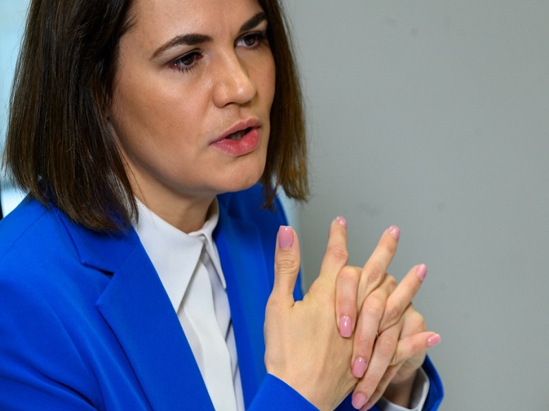 Joe Biden annonce avoir reçu l'opposante biélorusse Tikhanovskaïa