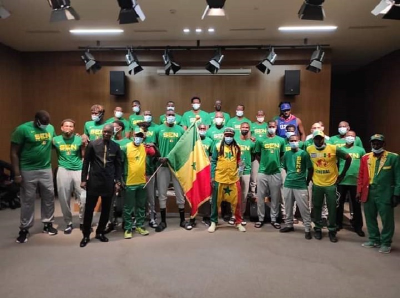 Afrobasket 2021 : Les « Lions » ont reçu le drapeau national