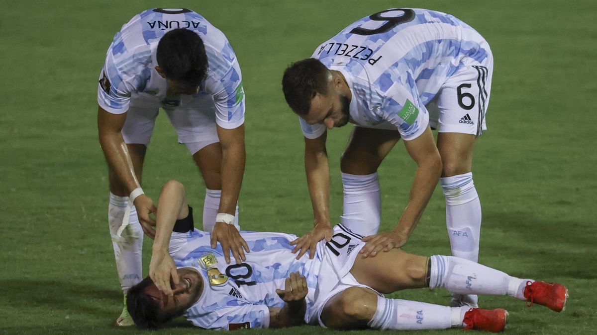 Messi victime d'une grosse frayeur avec l'Argentine face au Venezuela