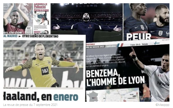 Le Real Madrid va se jeter sur Haaland dès cet hiver, le grand retour de Benzema à Lyon agite la France
