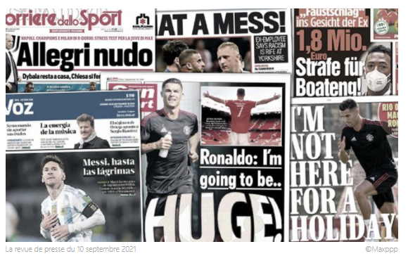 Les promesses de Cr7 enflamment l'Angleterre, les sanctions contre Boateng font réagir en Allemagne