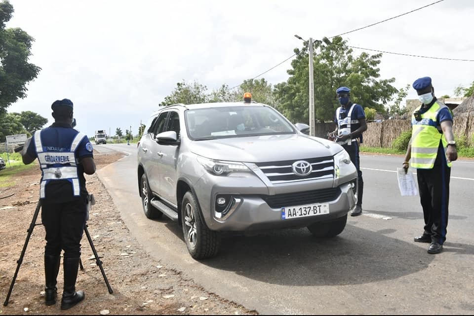 Sécurité routière : 30.349 infractions enregistrées par la gendarmerie nationale en août