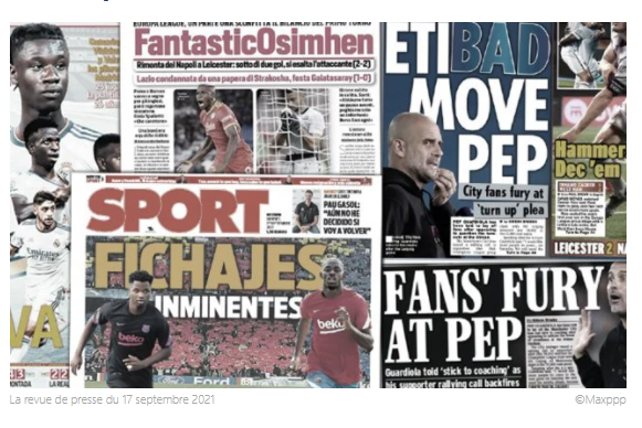 Les fans de Manchester City furieux contre Pep Guardiola, les 2 recrues de dernière minute du Barça