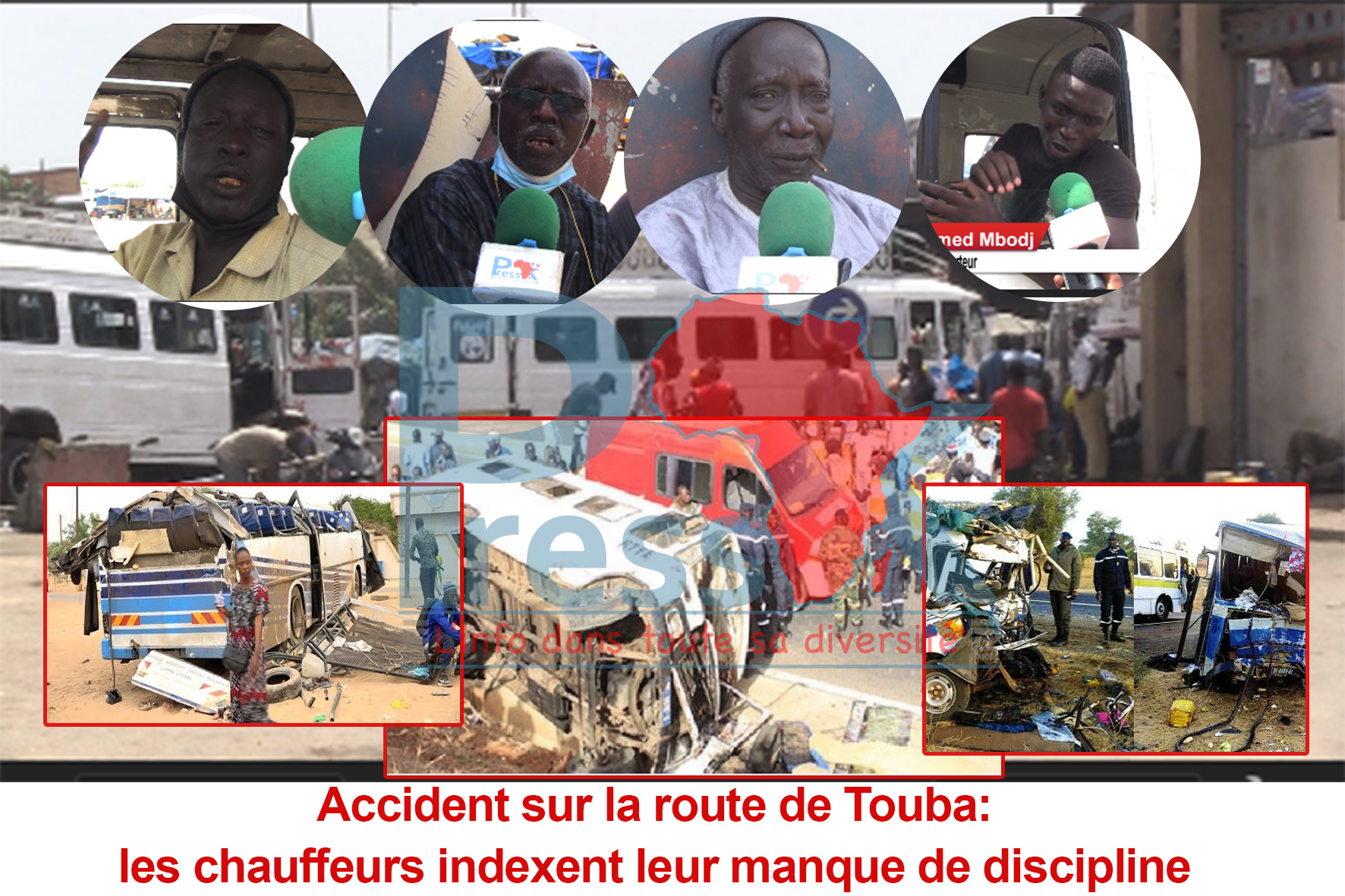 Accidents sur la route du Magal de Touba: les chauffeurs font leur autocritique