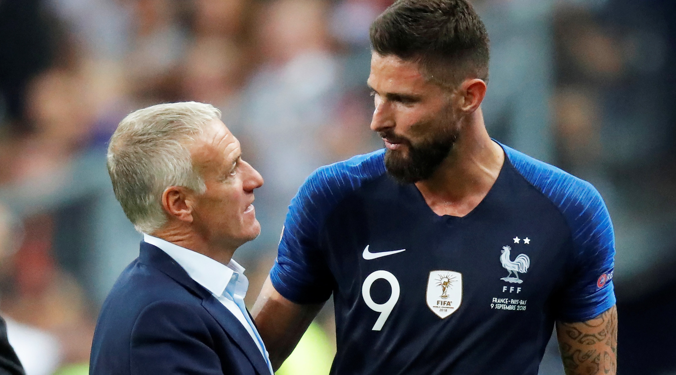 Équipe de France: Giroud surpris par l’attitude de Deschamps