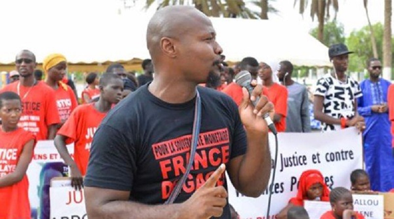 Kolda : Guy Marius Sagna et camarades organisent une manifestation contre la spoliation de 1000 ha 