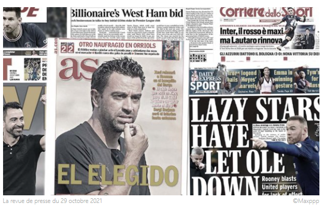 L'arrivée de Xavi au FC Barcelone enflamme l'Espagne, Wayne Rooney se paye Manchester United et ses stars