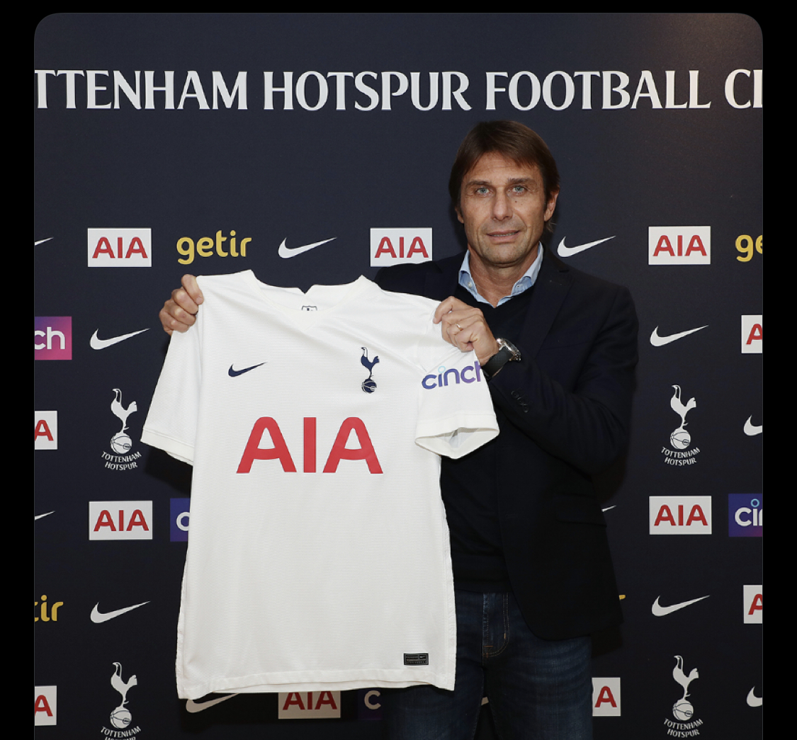Tottenham officialise l'arrivée de Conte