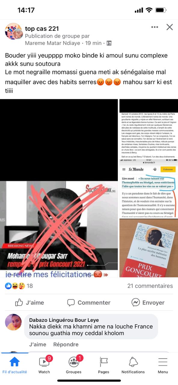 Sacré Prix Goncourt: comment en 24 heures, Mbougar est passé de ange à démon aux yeux des internautes sénégalais