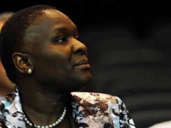Riah Phiyega, la chef de la police nationale objet d'une investigation de l'Ipid, la police des polices d'afrique du Sud. AFP