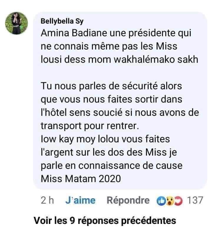 Miss Sénégal 2020, "victime de viol suivi de grossesse", d'anciennes Miss font des déballages