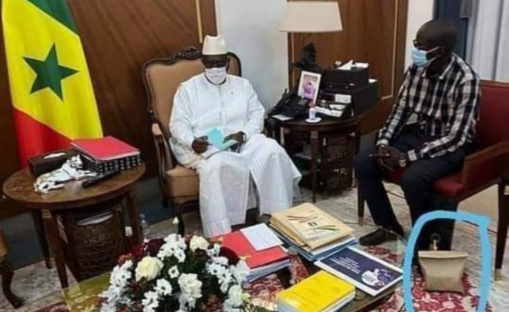 Audience avec Macky Sall: Djibril Ngom s'exprime sur l'enveloppe qui apparaît sur la photo