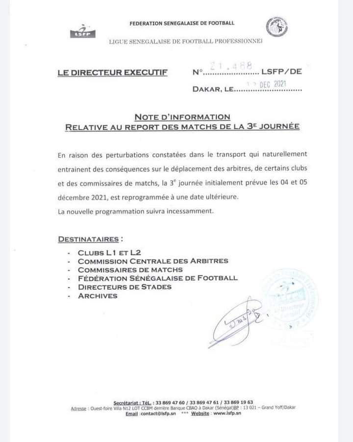 La grève des transporteurs fait reporter les 3e journées de Ligue 1 et Ligue 2
