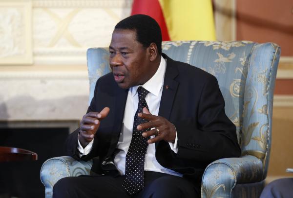 Le président béninois Boni Yayi le 9 janvier 2013 à Ottawa. REUTERS/Chris Wattie