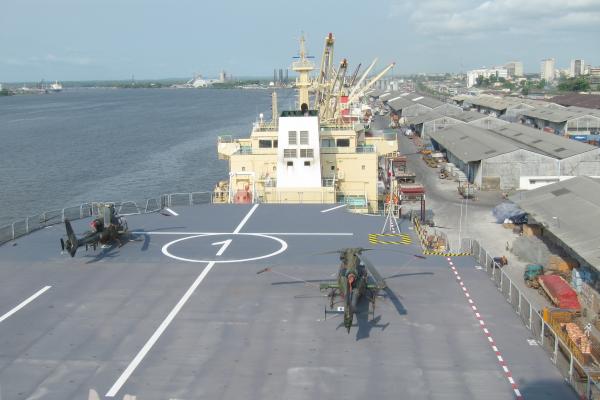 Les hélicoptères «Gazelle» attendent leur ordre de déploiement en République centrafricaine. RFI / Olivier Fourt