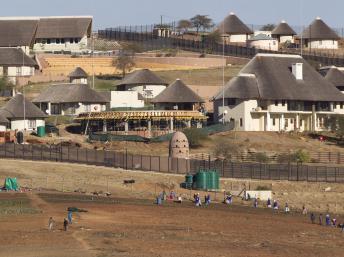 Vue de la résidence secondaire du président sud-africain Jacob Zuma à NKandla. REUTERS/Rogan Ward/Files