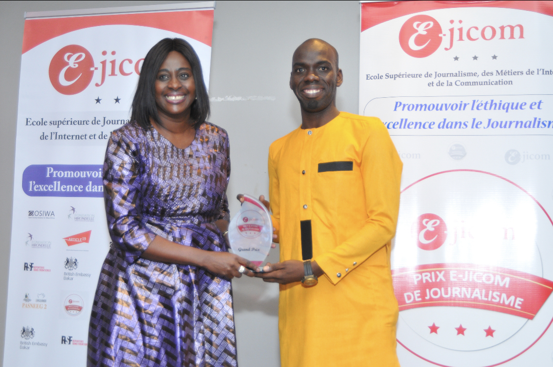 Babacar Gueye Diop, lauréat du Grand Prix