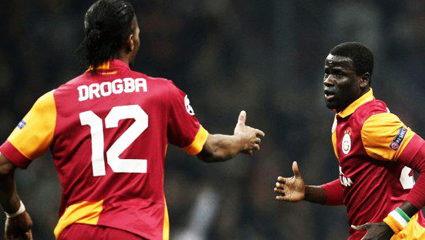 Le joueur du club turc de Galatasaray Didier Drogba, le 27 novembre 2013. REUTERS/Juan Medina