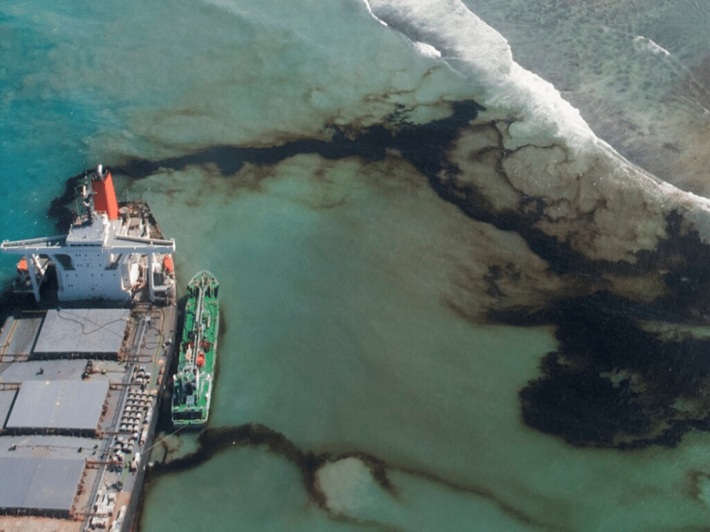 Marée noire à l'île Maurice en 2020: 20 mois de prison pour le capitaine du navire et son second