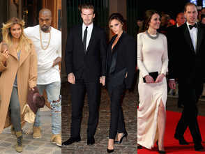 Kim Kardashian et ET Kanye  West, Victoria et David  Beckham.....Les couples phares de  2013