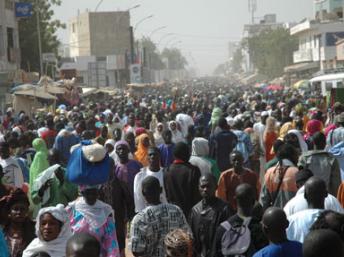 Pour le Magal, des Mourides venus de tout le Sénégal et de l'étranger convergent vers Touba. L.Correau / RFI (archives)