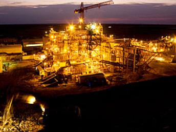 La mine d'or de Tasiast en Mauritanie a commencé sa production en 2008. Photo: Kinross Gold Corporation (2012)