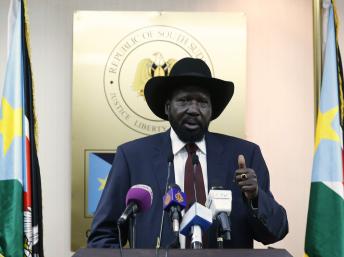 Le président du Soudan du Sud, Salva Kiir, à Juba le 18 décembre 2013. Reuters/Goran Tomasevic