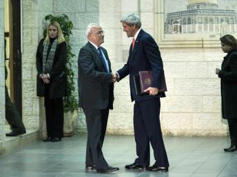 Accord au Proche-Orient: les Palestiniens ne croient pas à l'optimisme affiché de John Kerry