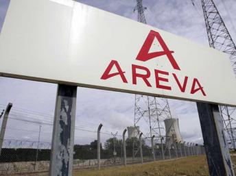 Logo d'Areva. Reuters